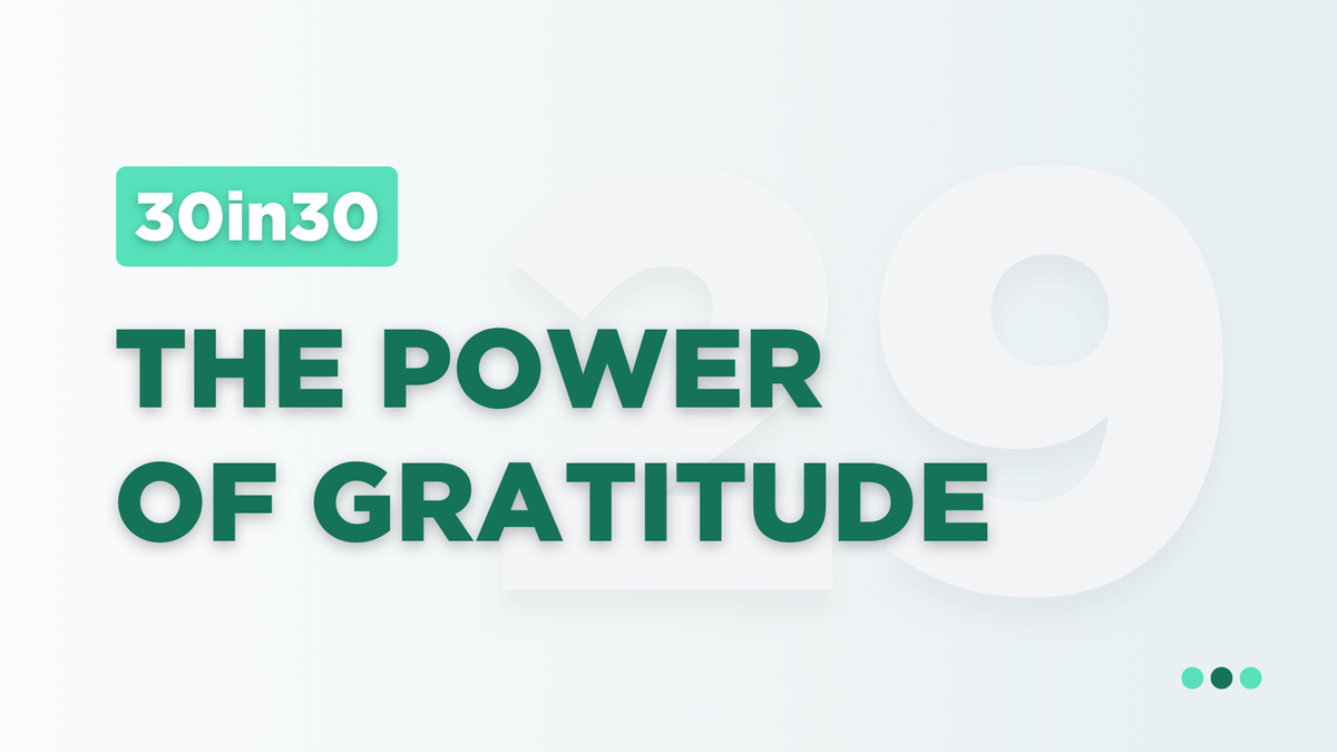 The Power of Gratitude